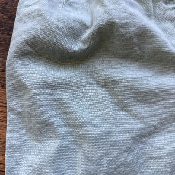 Vintage Liz Claiborne Lizwear Shorts 10 Green High Waist Cotton 90s Mom Shorts - Picture 7 of 7